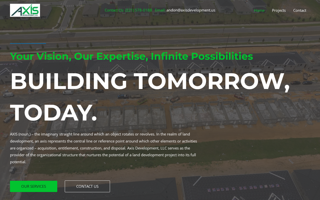 Axis Development web site screenshot